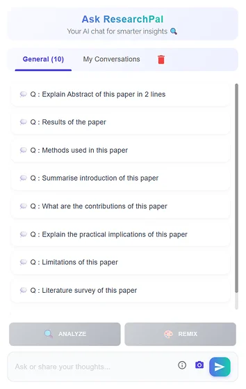 Ask Predefined Questions