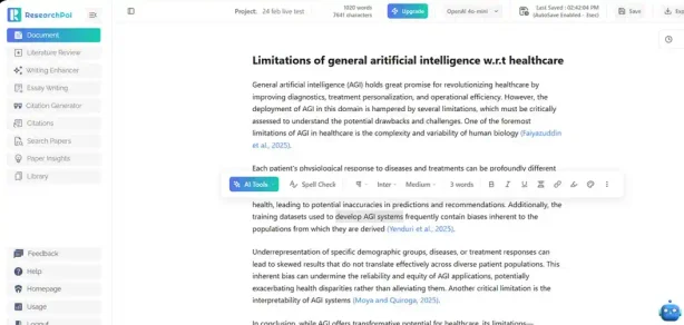 ResearchPal Dashboard